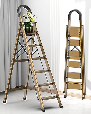 Metal Six-Step Ladder: Practical, Decorative, and from Soladder