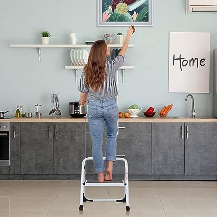 One Step Lader Decorative 1 Step Ladders, Step Stool for Home, Kitchen Step Ladder