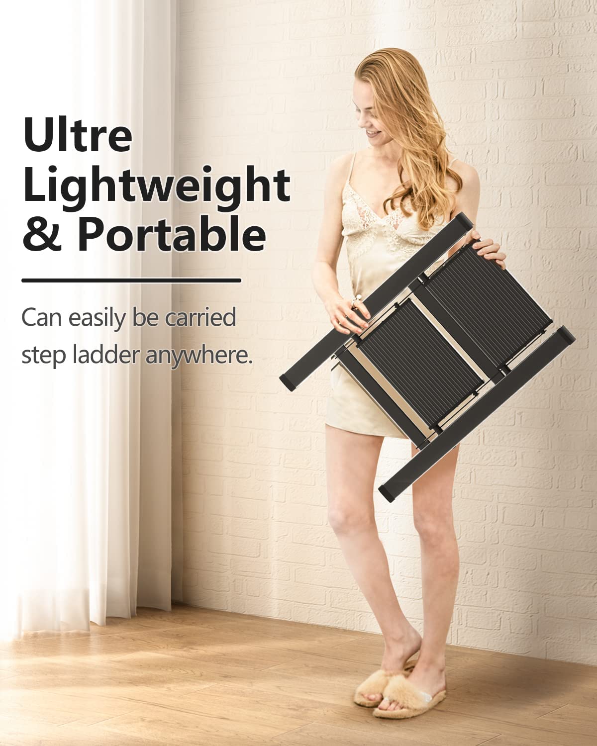 2 step ladder ultre lightweight portable